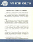 State Society Newsletter, May/June 1960 by American Institute of Certified Public Accountants. State Society Department