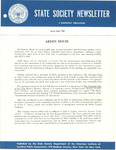 State Society Newsletter, March/April 1962