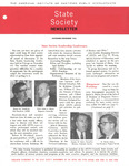 State Society Newsletter, November/December 1966 by American Institute of Certified Public Accountants. State Society Department