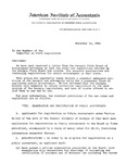Letter to Committee on State Legislation by John L. Carey and Georgia State Board of Accountancy