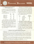 Professional Development News, No. 3, July-August 1962