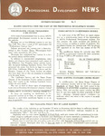 Professional Development News, No. 5, November/December 1962
