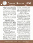 Professional Development News, No. 27, July/August 1966 by American Institute of Certified Public Accountants. Professional Development Division