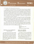 Professional Development News, No. 39, July/August 1968