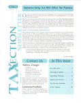 Tax Section Newsletter, September 2002