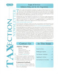 Tax Section Newsletter, January 2003 by American Institute of Certified Public Accountants. Tax Section