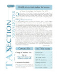 Tax Section Newsletter, January 2005 by American Institute of Certified Public Accountants. Tax Section