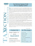 Tax Section Newsletter, January 2006 by American Institute of Certified Public Accountants. Tax Section