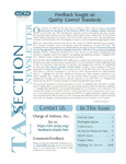 Tax Section Newsletter, May 2006 by American Institute of Certified Public Accountants. Tax Section