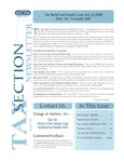 Tax Section Newsletter, January 2007 by American Institute of Certified Public Accountants. Tax Section
