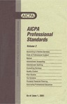 AICPA Professional Standards: Accounting and Review Standards as of June 1, 2001