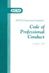 AICPA professional standards: Code of professional conduct as of June 1, 1997 by American Institute of Certified Public Accountants