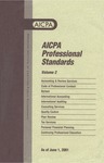 AICPA Professional Standards: Continuing professional education as of June 1, 2001