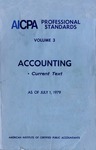 AICPA Professional Standards: Accounting Current text as of July 1, 1979