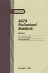 AICPA Professional Standards: Attestation Standards as of June 1, 2003 by American Institute of Certified Public Accountants. Auditing Standards Board