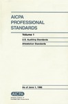AICPA Professional Standards: Attestation Standards as of June 1, 1996 by American Institute of Certified Public Accountants. Auditing Standards Board