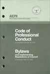Code of professional conduct as amended January 14, 1992 [1994];Bylaws and implementing resolutions as amended May 26, 1993 [1994] by American Institute of Certified Public Accountants