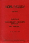 AICPA Professional Standards: Statements of management advisory services as of July 1, 1977 by American Institute of Certified Public Accountants. Management Advisory Services Executive Committee