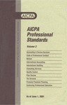 AICPA Professional Standards: Statement on responsibilities in personal financial planning practice as of June 1, 2001