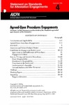 Agreed-upon procedures engagements; Statement on standards for attestation engagements 4 by American Institute of Certified Public Accountants. Auditing Standards Board