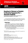 Amendment to Statement on standards for attestation engagements no. 1, Attestation standards; Statement on standards for attestation engagements 5; by American Institute of Certified Public Accountants. Auditing Standards Board