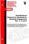 Amendments to Statement on standards for attestation engagements nos. 1, 2, and 3 : (amends Statement on standards for attestation engagements no. 1, AICPA, Professional standards, vol. 1, AT sec. 100; Statement on standards for attestation engagements no. 2, AICPA, Professional standards, vol. 1, AT sec. 400; and Statement on standards for attestation engagements no. 3, AICPA, Professional standards, vol. 1, AT sec. 500);  Statement on standards for attestation engagements 9;