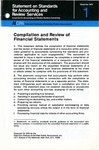 Compilation and review of financial statements; Statement on standards for accounting and review services 1 by American Institute of Certified Public Accountants. Accounting and Review Services Committee