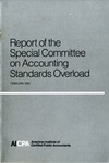 Report of the Special Committee on Accounting Standards Overload