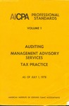 AICPA Professional Standards: Statements on responsibilities in tax practice as of July 1, 1978 by American Institute of Certified Public Accountants. Committee on Federal Taxation