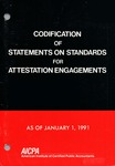 Codification of Statements on standards for attestation engagements as of January 1, 1991