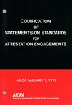 Codification of Statements on standards for attestation engagements as of January 1, 1993