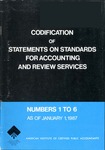 Codification of statements on standards for accounting and review services as of January 1, 1987, numbers 1 to 6