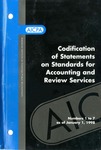 Codification of statements on standards for accounting and review services as of January 1, 1998, numbers 1 to 7