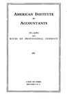 By-laws and rules of professional conduct, 1946 by American Institute of Accountants