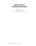 AICPA Code of Professional Conduct Effective December 15, 2014. Updated for all Official Releases through April 23, 2015 by American Institute of Certified Public Accountants (AICPA)