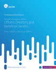 Revised interpretations related to Officers, Directors, and Beneficial Owners, ET sec. 1.000.010, 1.120.010, and 1.285.010 by American Institute of Certified Public Accountants. Professional Ethics Division