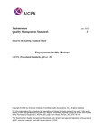Engagement Quality Reviews (AICPA, Professional Standards, QM sec. 20); Statement on Quality Management Standards 2 (June 2022) by American Institute of Certified Public Accountants. Auditing Standards Board