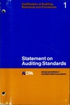 Codification of auditing standards and procedures; Statement on auditing standards, 001