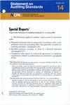 Special reports; Statement on auditing standards, 014
