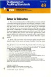 Letters for underwriters; Statement on auditing standards, 049 by American Institute of Certified Public Accountants. Auditing Standards Board