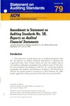 Amendment to statement on auditing standards no. 58, Reports on audited financial statements; Statement on auditing standards, 079 by American Institute of Certified Public Accountants. Auditing Standards Executive Committee