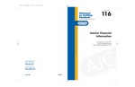 Interim financial information; Statement on auditing standards, 116 by American Institute of Certified Public Accountants. Auditing Standards Board