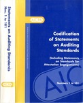 Codification of Statements on Auditing Standards, Numbers 1 to 101 (2003) by American Institute of Certified Public Accountants (AICPA)