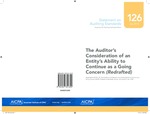 Auditor's consideration of an entity's ability to continue as a going concern (redrafted); Statement on auditing standards, 126 by American Institute of Certified Public Accountants. Auditing Standards Board