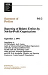 Reporting of related entities by not-for-profit organizations: amendment to AICPA industry audit guides, Audits of voluntary health and welfare organizations and Audits of colleges and universities, AICPA audit and accounting guide, Audits of certain nonprofit organizations, and SOP 78-10, Accounting principles and reporting practices for certain nonprofit organizations