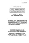 Proposed APB opinion: Early extinguishment of debt;Early extinguishment of debt; Proposed APB opinion;Exposure draft (American Institute of Certified Public Accountants), 1972, June 15 by American Institute of Certified Public Accountants. Accounting Principles Board