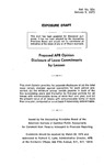 Proposed APB opinion : Disclosure of lease commitments by lessees;Disclosure of lease commitments by lessees; Exposure draft (American Institute of Certified Public Accountants), 1973, Jan. 9