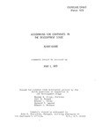 Accounting for companies in the development stage; Exposure draft (American Institute of Certified Public Accountants), 1973, May 1 by American Institute of Certified Public Accountants. Committee on Companies in the Development Stage