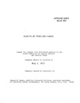 Audits of Pension Funds; Exposure draft (American Institute of Certified Public Accountants), 1973, May 1