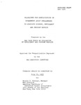 Guidelines for participation in government audit engagements to evaluate economy, efficiency and program results; Exposure draft (American Institute of Certified Public Accountants), 1976, May